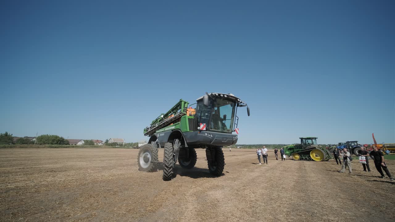 Agricultural Machinery in Field