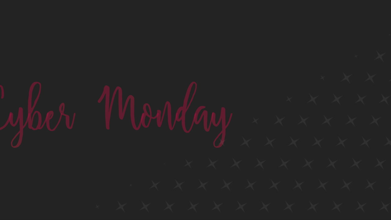 texto moderno del lunes cibernético en gradiente negro