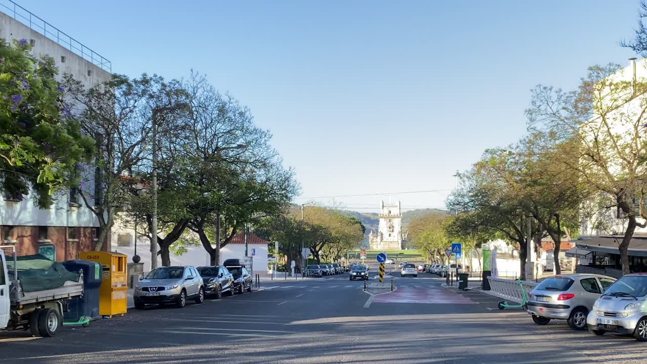 유명한 리스본 랜드마크, 타구스 강의 벨렘 탑