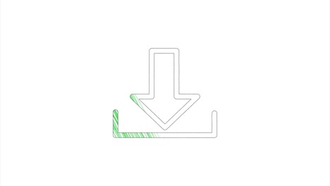 descargar icono en estilo de dibujo a mano. gráficos de movimiento