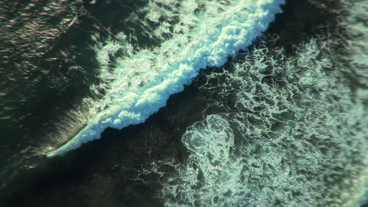 Aerial View of Ocean Wave