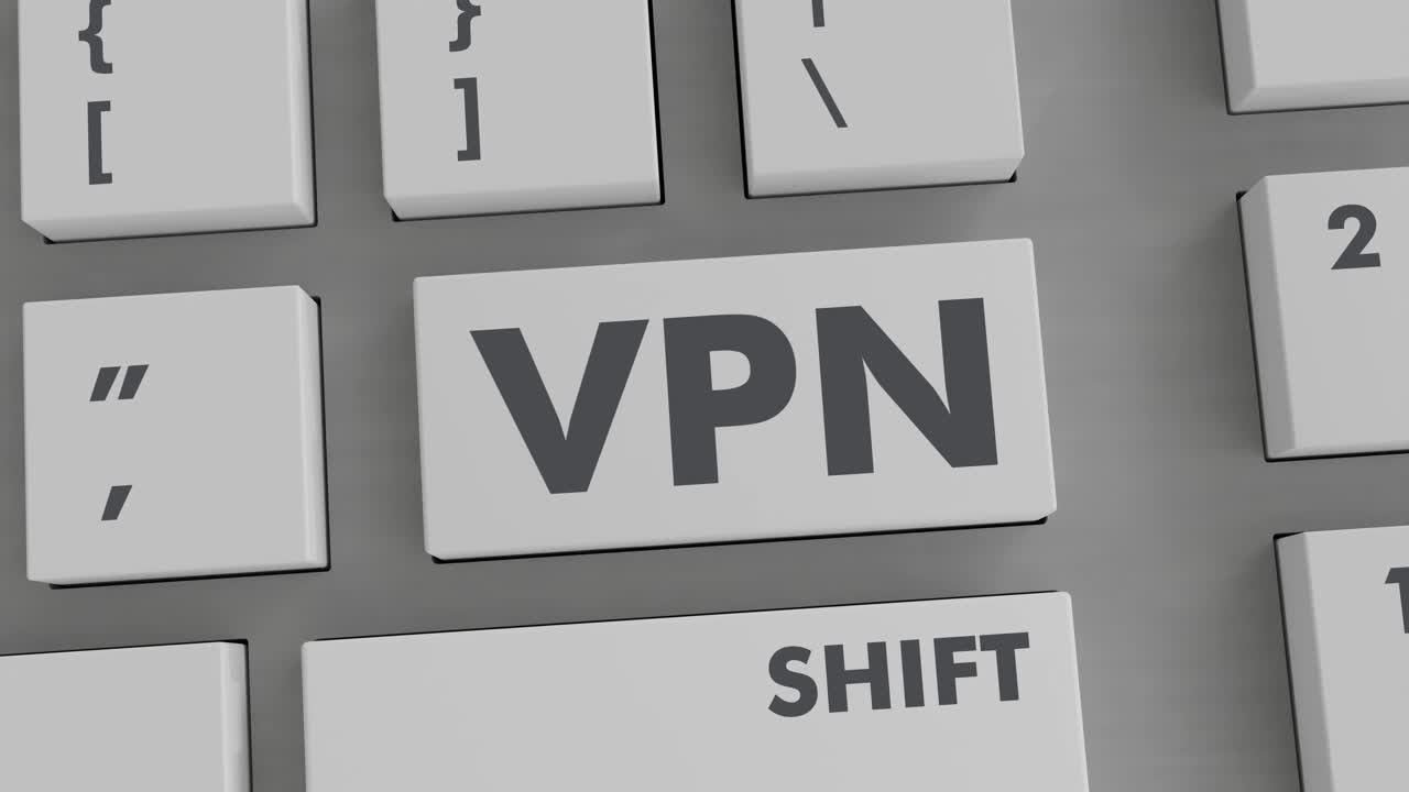 presionando el botón vpn en el teclado