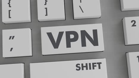 Botón-VPN-Presionando-En-El-Teclado