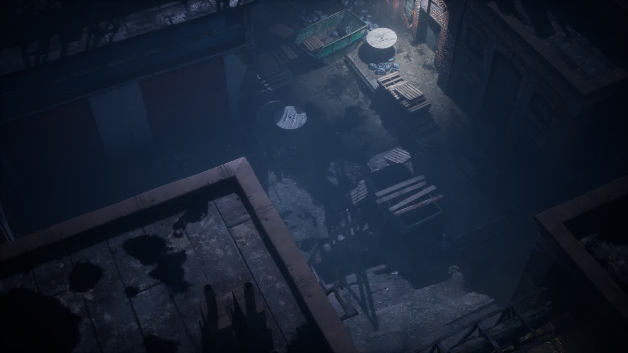 vista aérea de la vieja fábrica