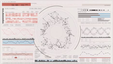 Digital-Generierte-Molekülstruktur