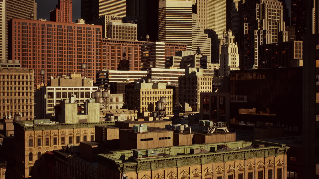 천둥 구름의 도시 위로 이동하는 사이클론