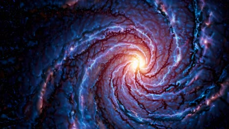 galaxia espiral en el espacio profundo