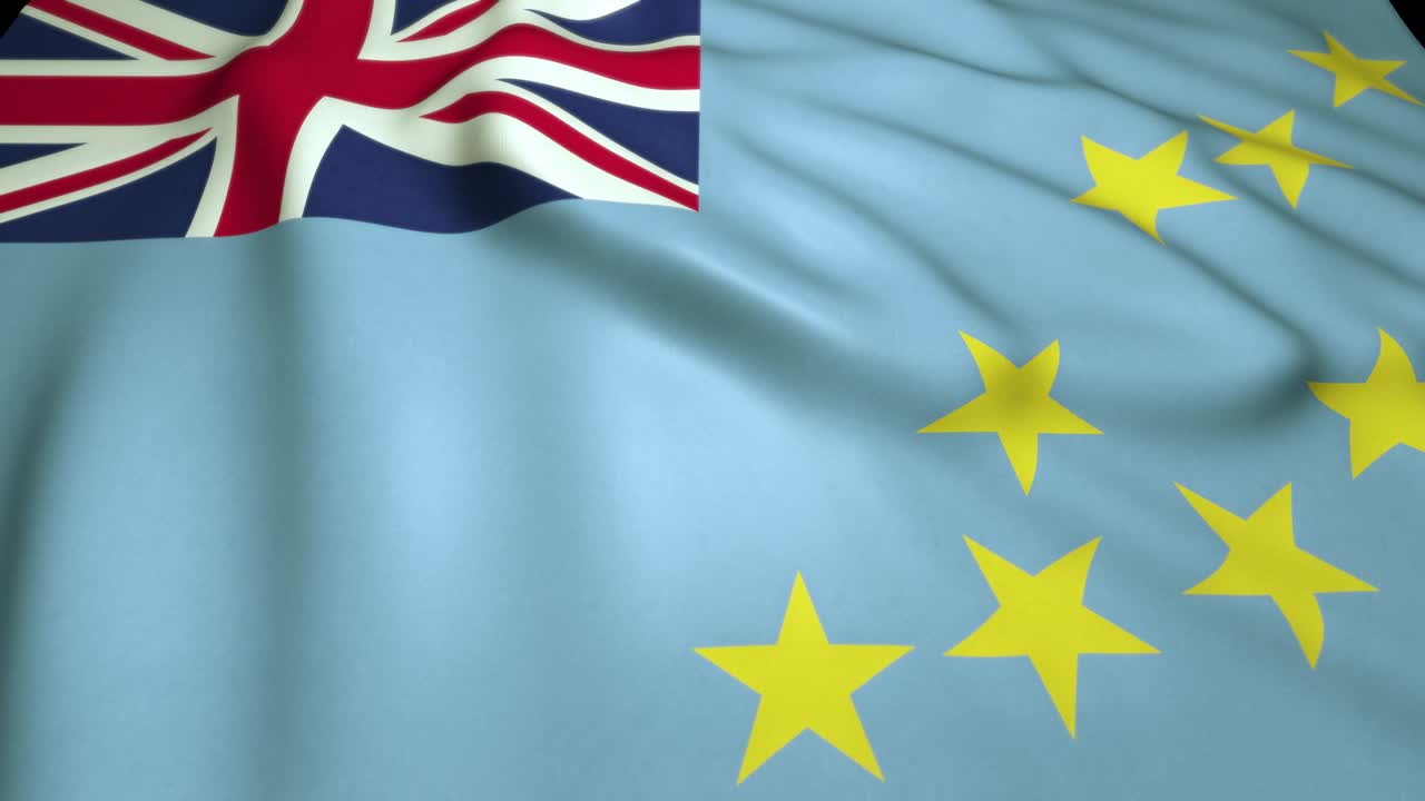 4k에서 현실적인 투발루 발을 흔들고, 루프 애니메이션