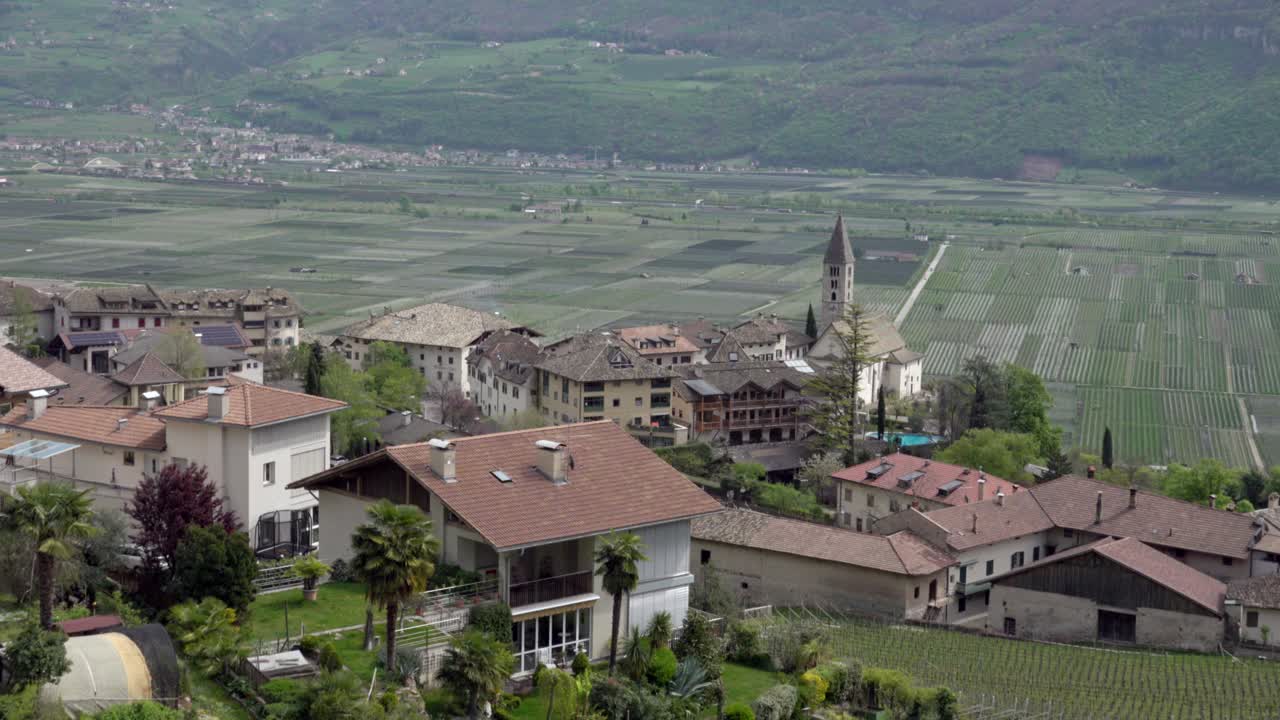 이탈리아 의 남티롤 에 있는 쿠르타치 - 코르타치아 의 일부 의 모습