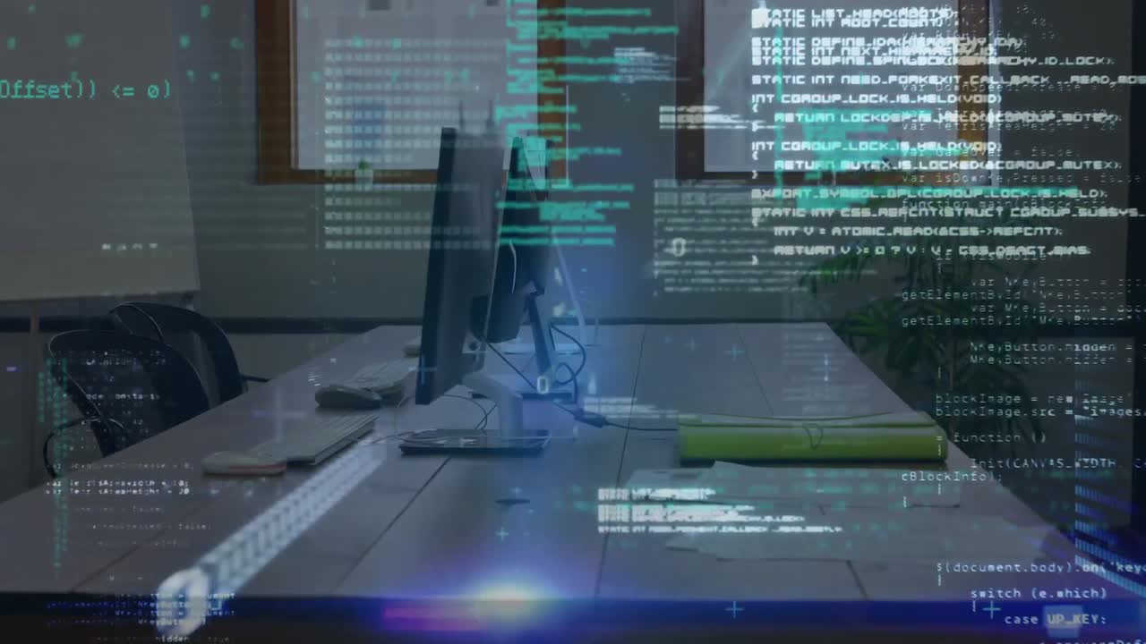 오피스 데스크 및 프로그램 코드