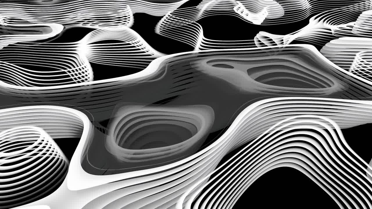 diseño geométrico abstracto en 3d