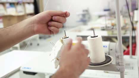 fabricación de textiles industriales y costurero de hilados