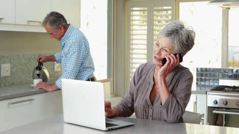 Ältere-Frau-Am-Telefon