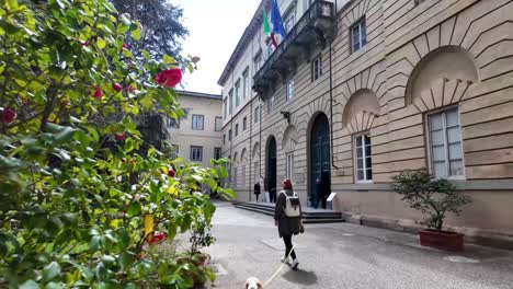palazzo ducale palace exterior building bologna italy gothic architecture