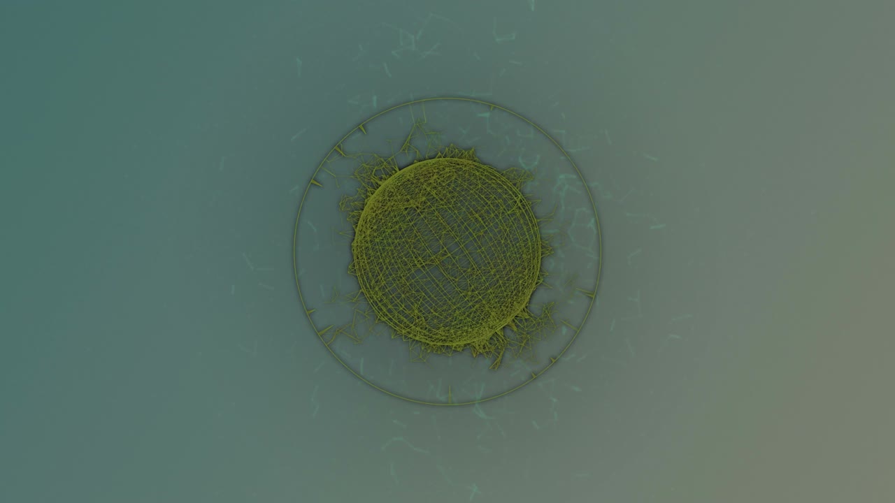 추상적인 디지털 글로브