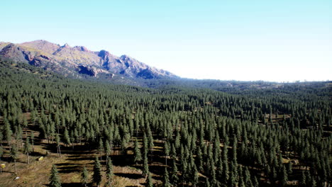 cascade mountain and surrounding canadian rocky mountains in summer time