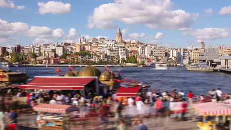 paisagem da cidade de istambul vista do bósforo