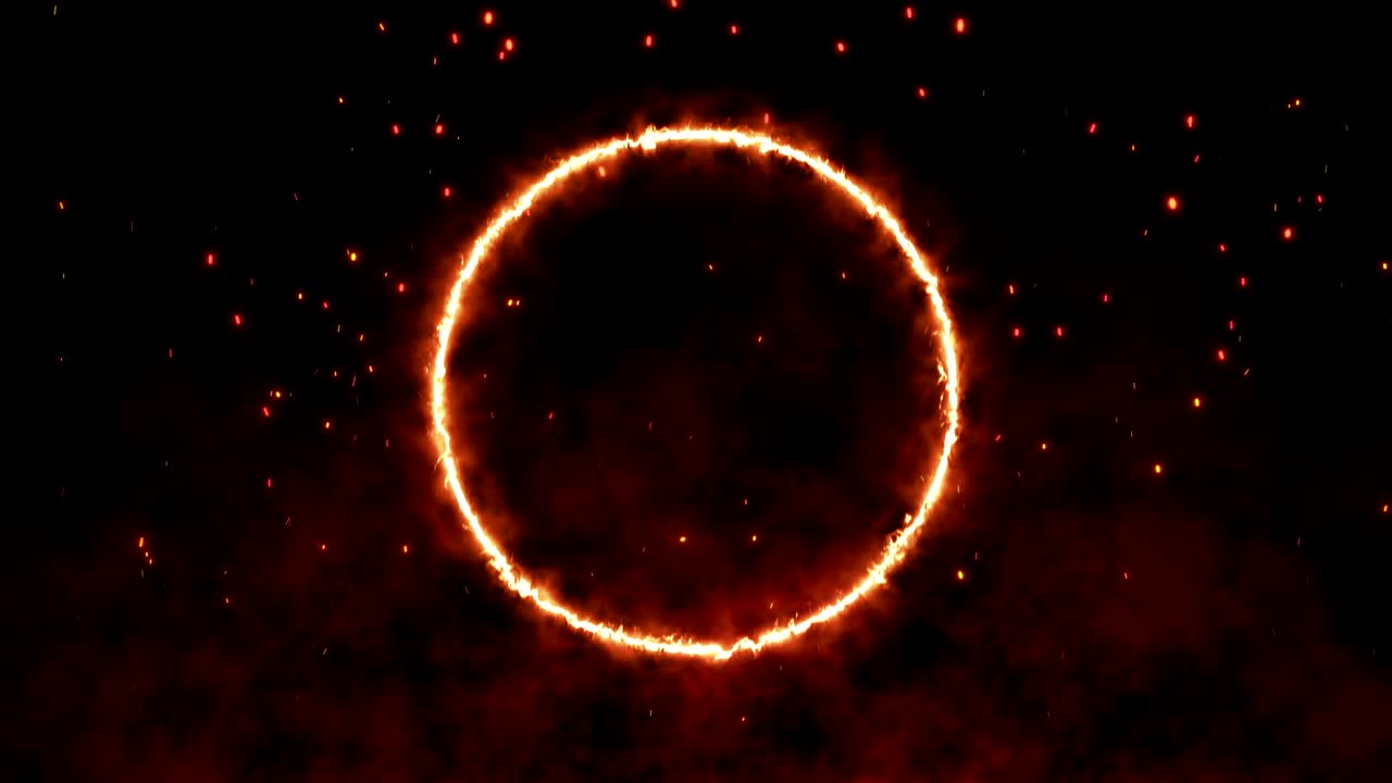 어두운 배경과 은 열 배경에 복사 공간을 가진 4k 불빛 반이는 원 프레임 모션 그래픽 및 애니메이션 벽지.