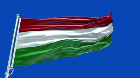 4k highly detailed flag of hungary - hungary flag high detail - national flag hungary wave pattern loopable elements