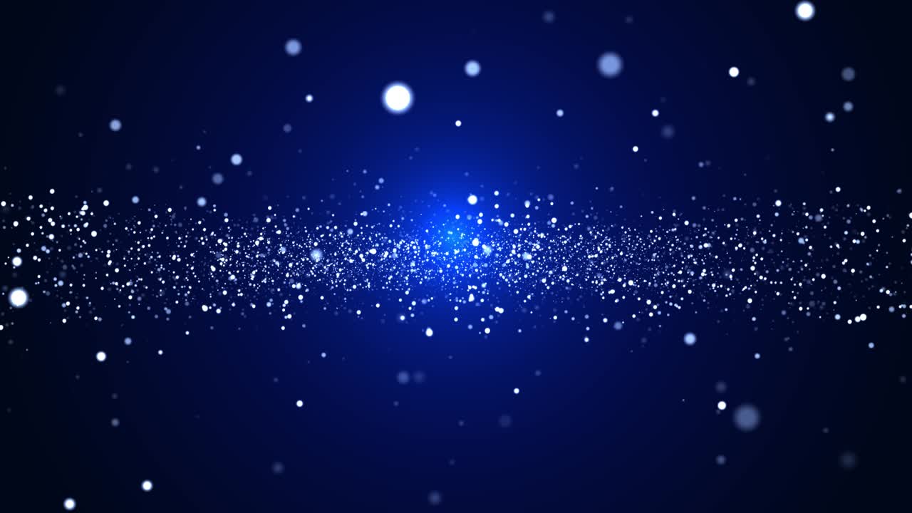 4k 무대 조명이 블루 스튜디오 애니메이션에서 빛나고 있습니다.