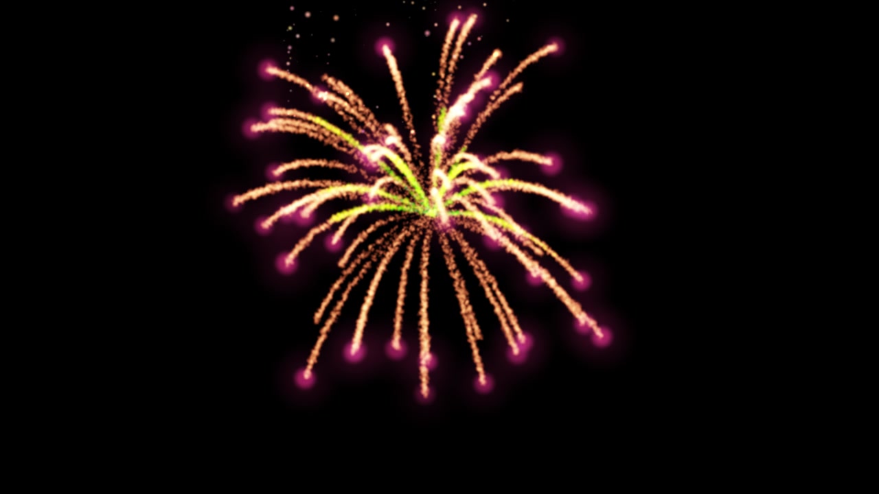 Colorful Fireworks Display