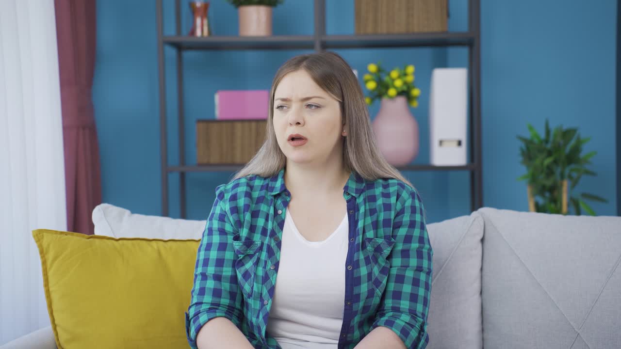 Alzheimer's disease young woman.