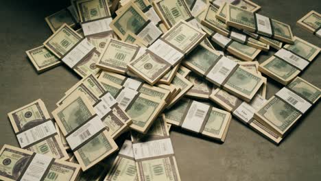 specialised police officer counting dollar banknotes in crime lab, conceptual image. high quality 4k footage