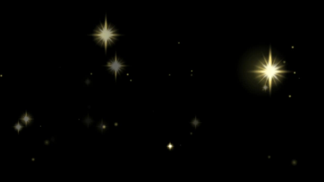 la animación es una luz naranja que brilla sobre un fondo negro.