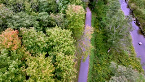 El-Nuevo-Río-Y-El-Sendero-Verde-Entre-Boone-Y-Blowing-Rock-Carolina-Del-Norte,-Carolina-Del-Norte.