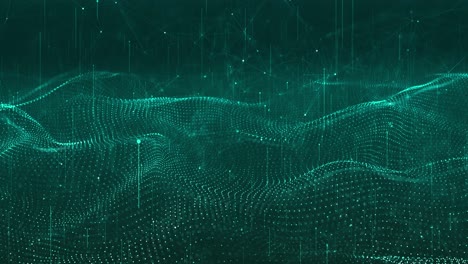 abstract digital wave network background