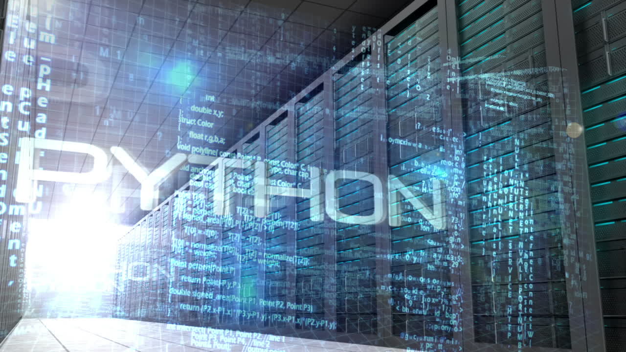 Computing language in server room