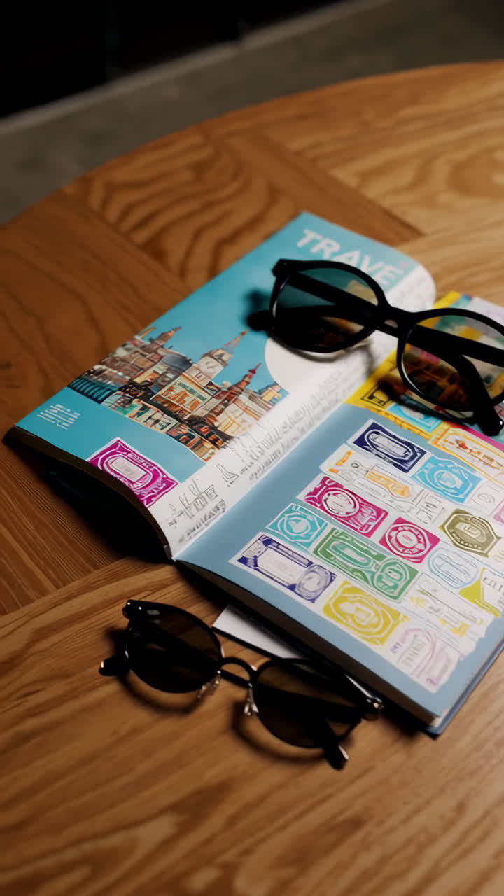 Travel essentials and passport