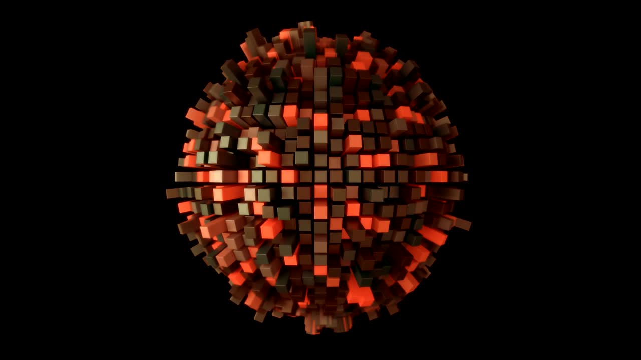 esfera de la tecnología abstracta 4k.