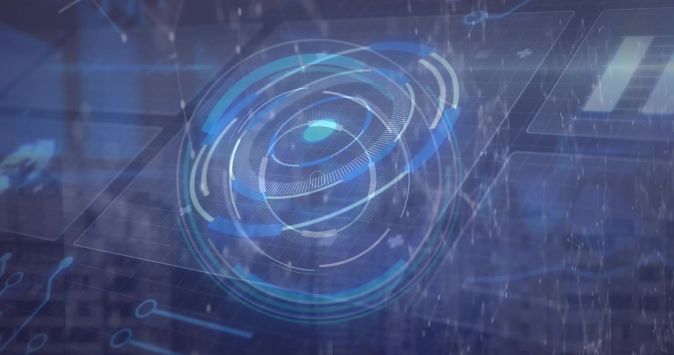 Animation of scopes scanning and data processing