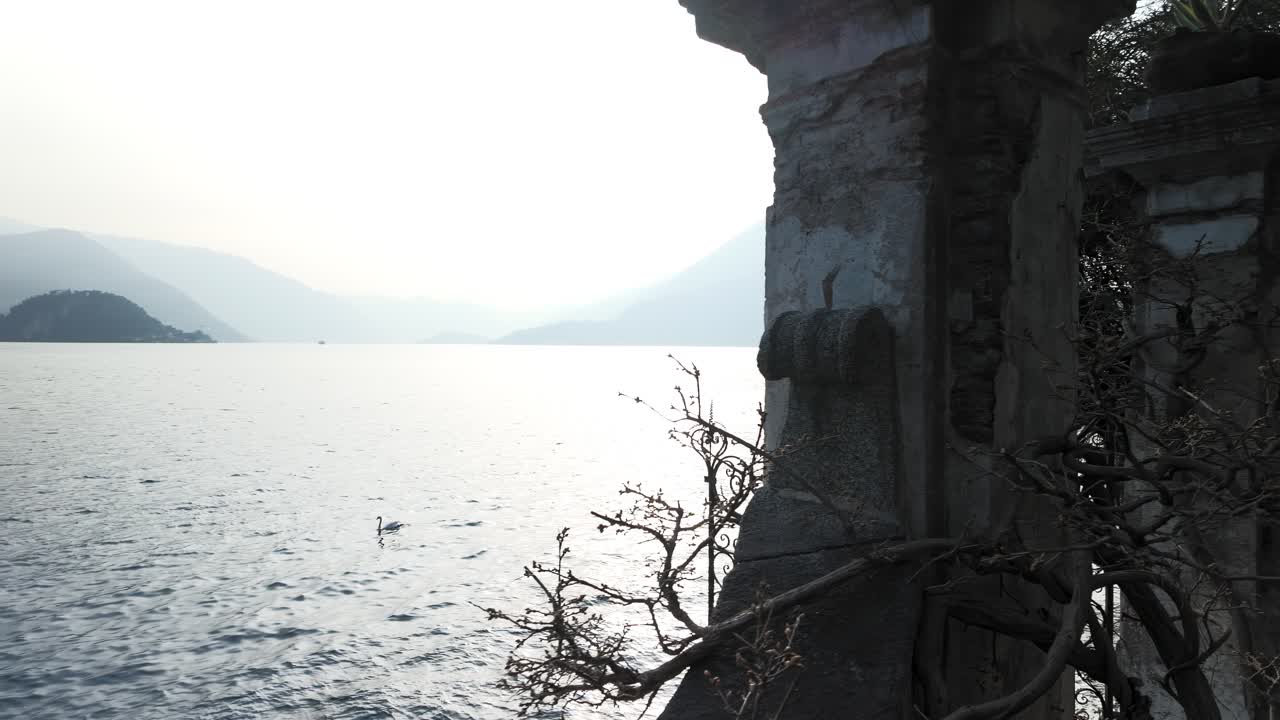 Walking near the shore in Varenna, Lake Como, Italy