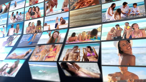 Clips-Cortos-Que-Muestran-Gente-En-La-Playa