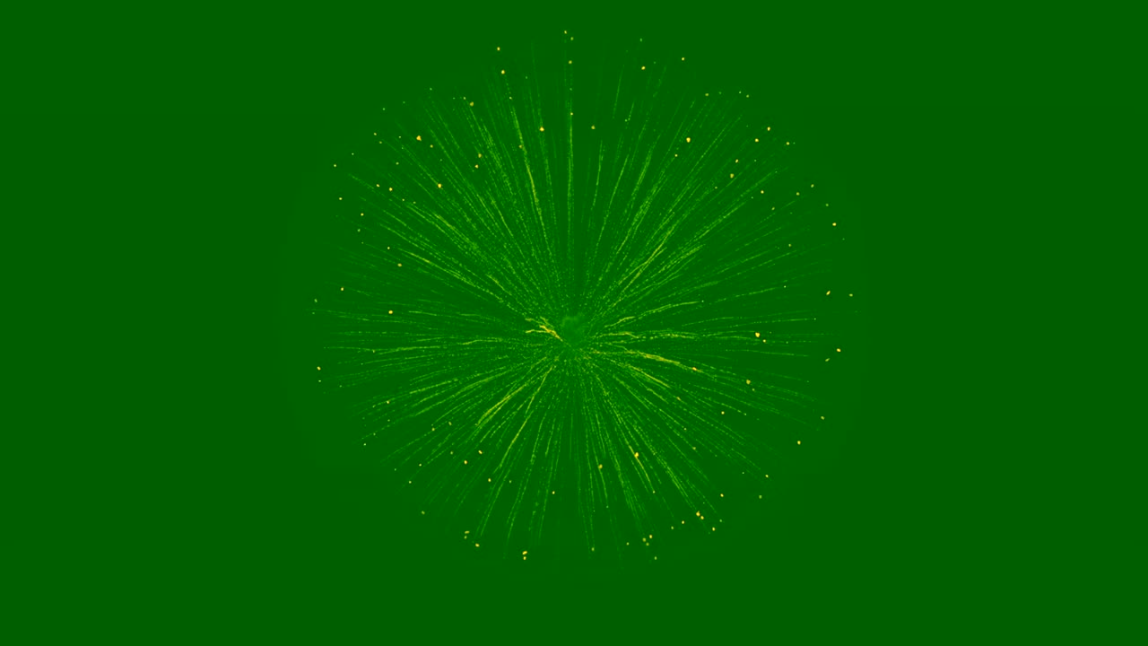 la explosión de los petardos y las partículas de los fuegos artificiales muestran el fondo.