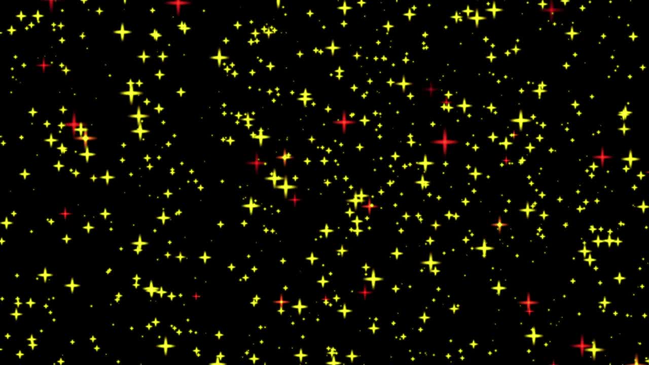 animación de bucle de partículas de fondo negro brillante