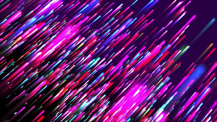 Light Streak Colorful Background Seamless Loop Background 4K