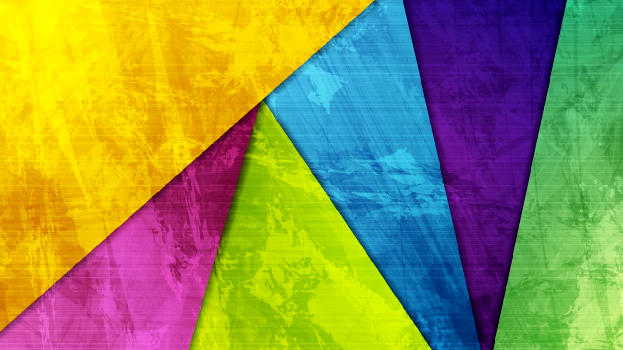 추상적이고 다채로운 그룬지 재료 텍스처 모션 배경