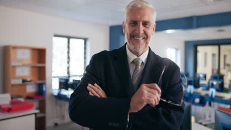 retrato de un hombre de negocios exitoso