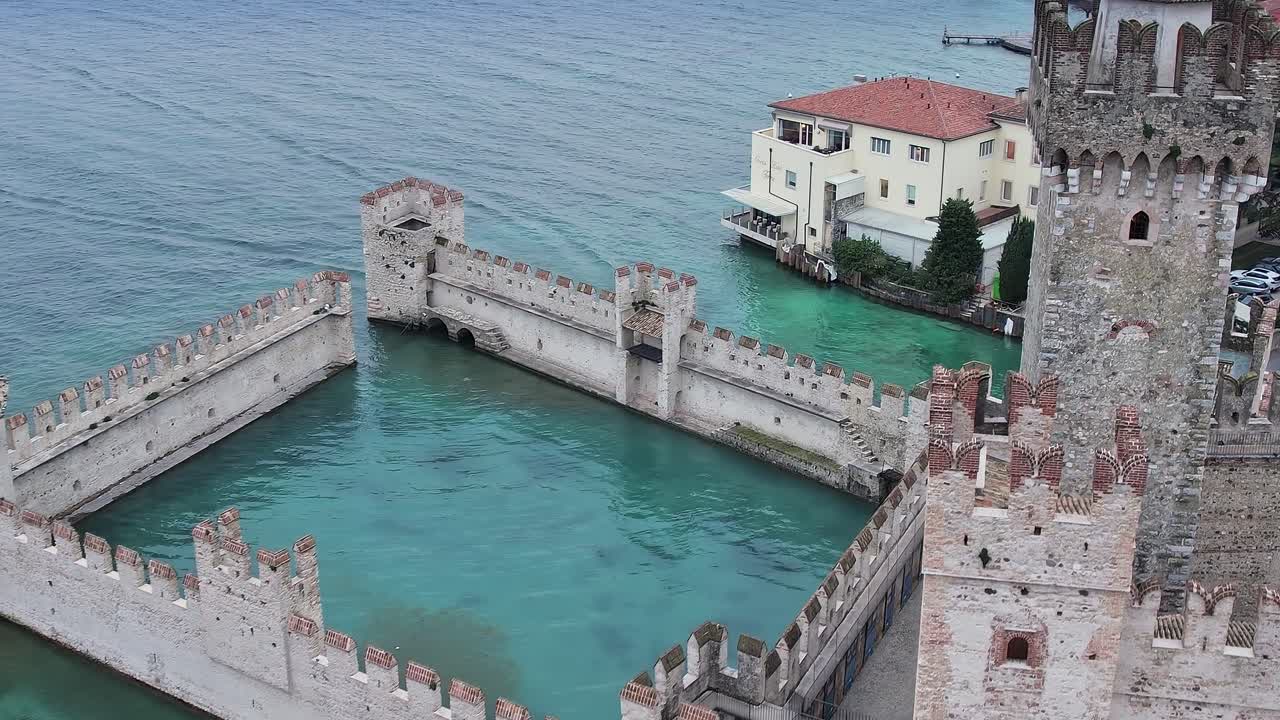 Exploring the ancient castle by the water in Italy's Alpine region