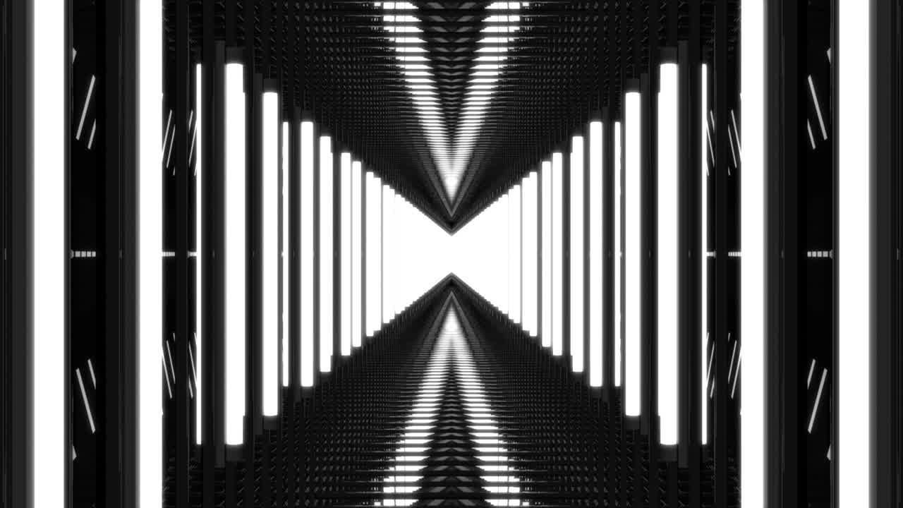 bucle de fondo blanco del túnel