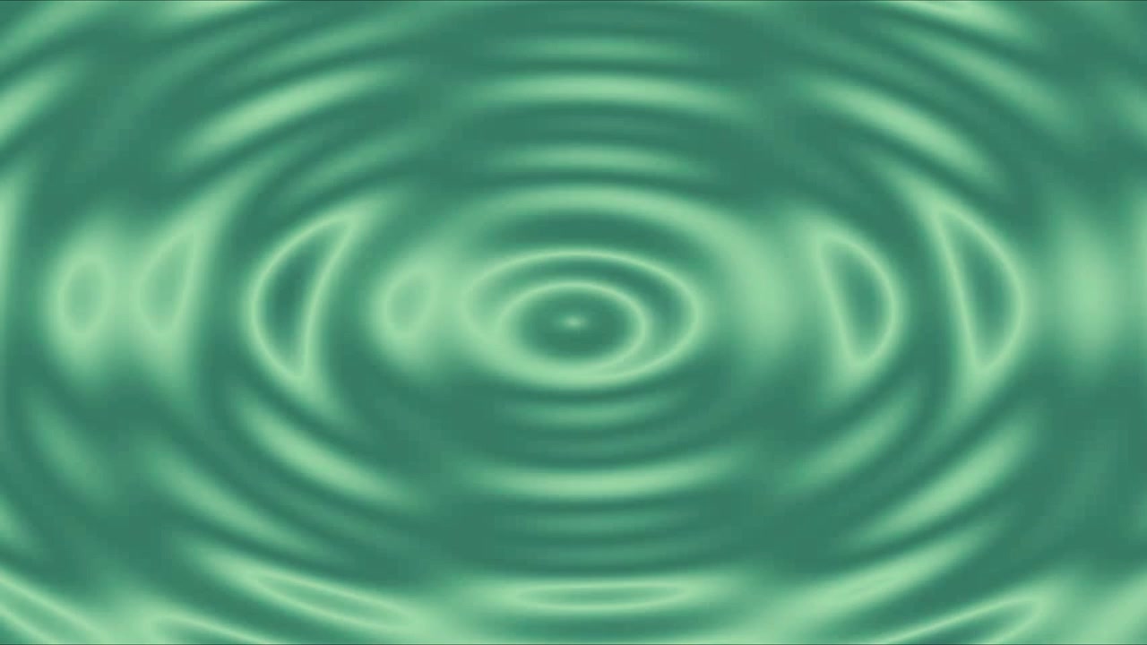 Abstract Green Water Ripples sullo sfondo