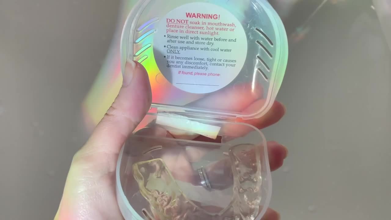 고품질 덴탈 나이트 가드를 위한 관리 지침