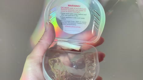instrucciones de cuidado para protectores nocturnos dentales de alta calidad
