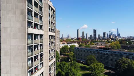 toma aerea de los edificios