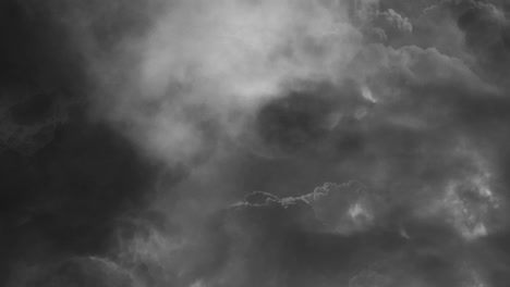 vista de nubes cumulonimbus, tormentas eléctricas