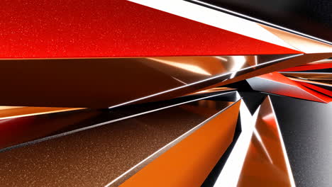 abstract geometric metallic design