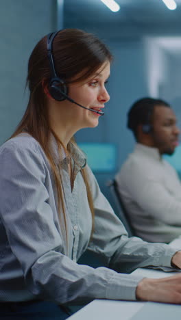 customer service representatives at work